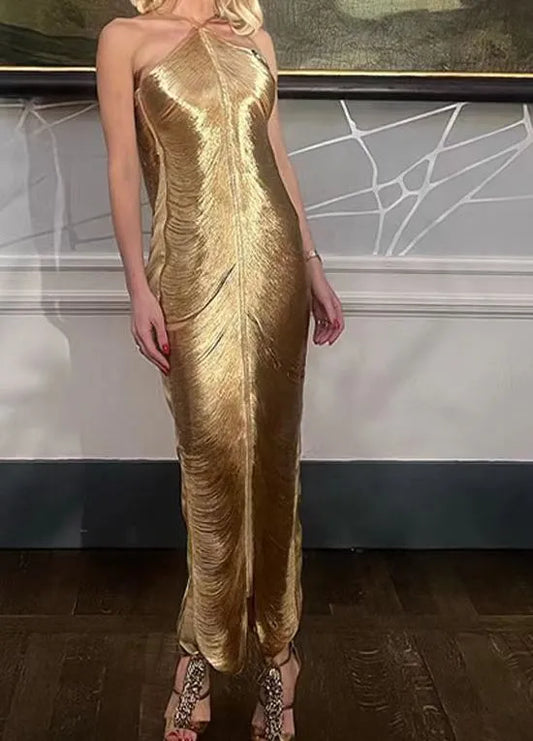 Asymmetrical Fringe Dress - Long Sleeve Elegant Summer Dress for Women