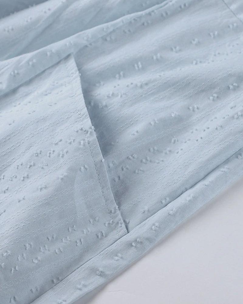 Elegant Long-Sleeve Shirt Dress for Women