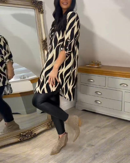 Casual Stylish Blouse for Women - Lightweight Long Sleeve Top