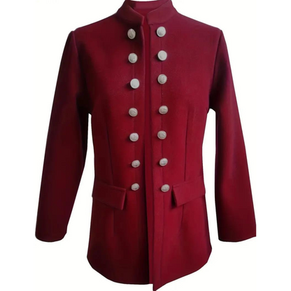 Casual Blazer with Front Buttons in Black - Stylish and Versatile