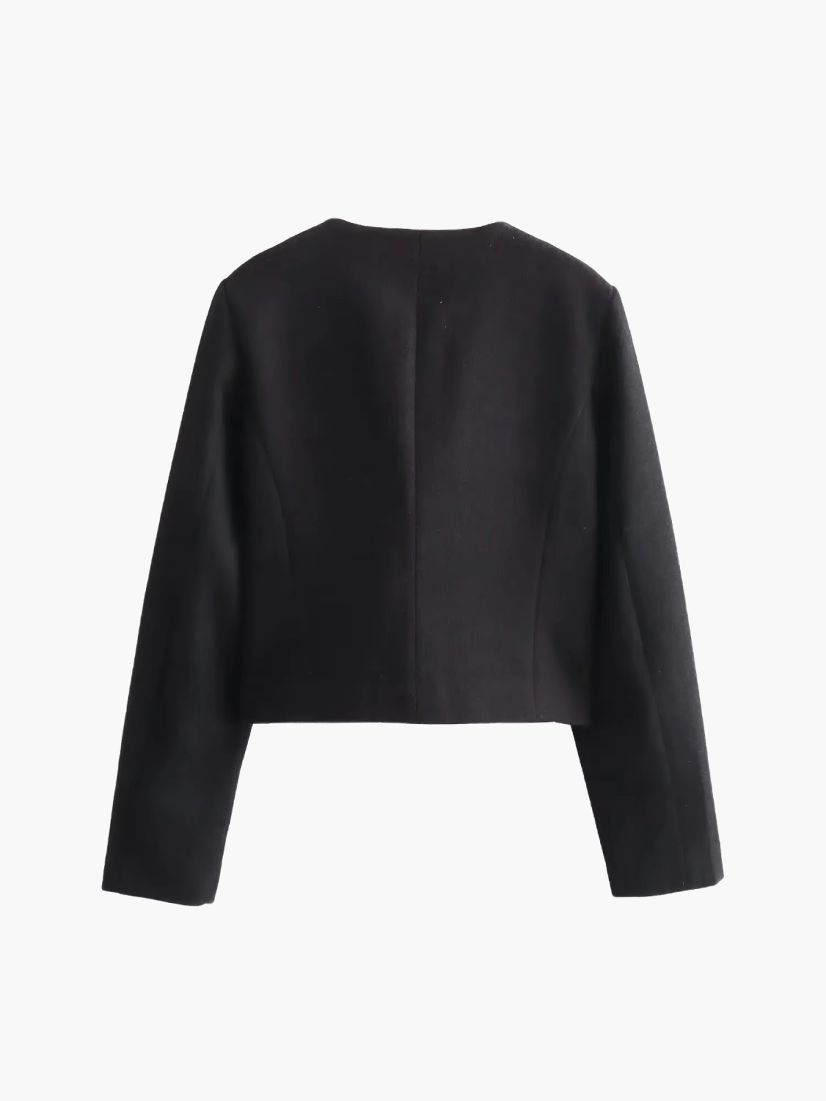 Cropped button-up jacket for women