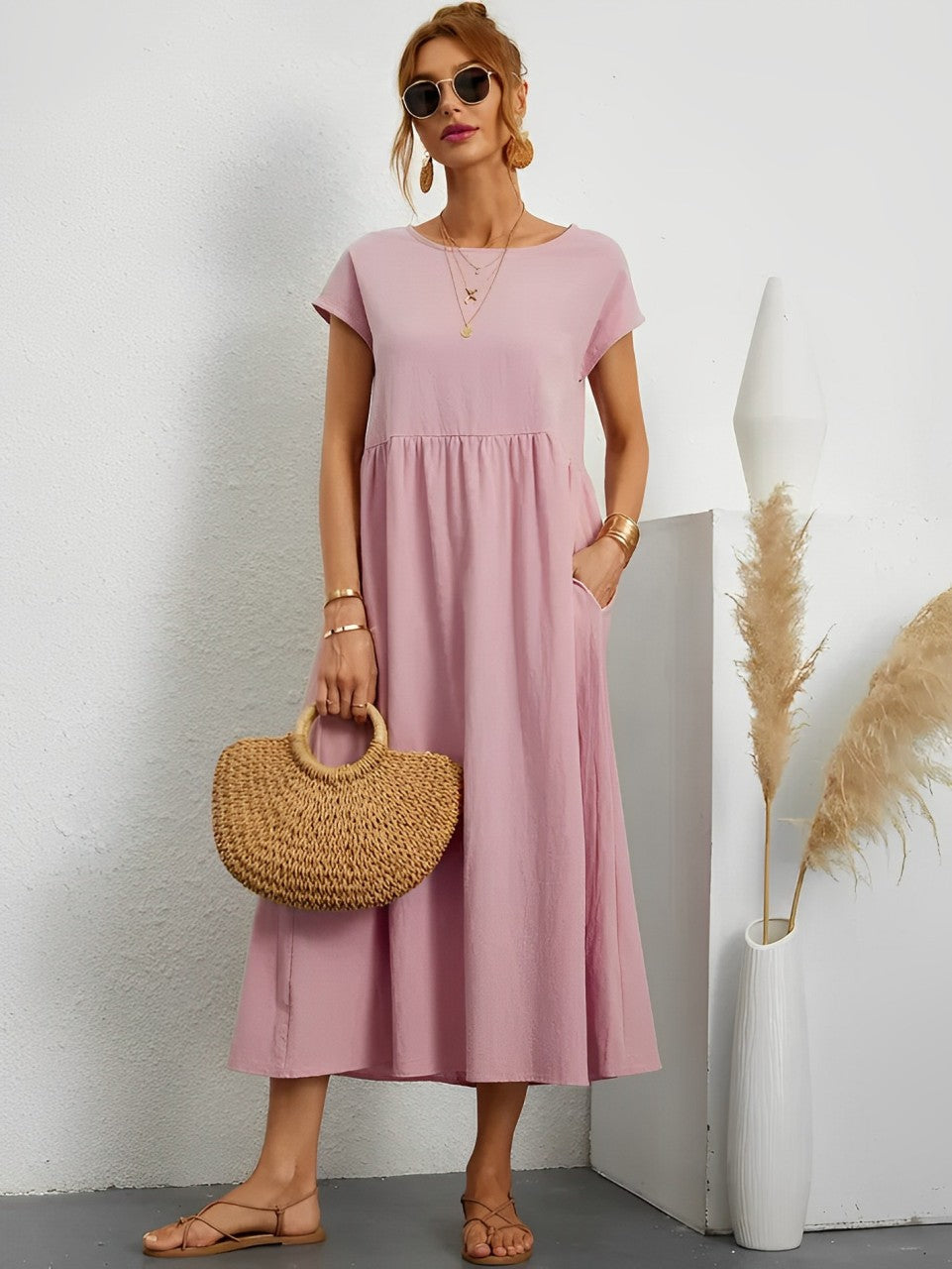 Camille - Breathable Summer Dress with Comfortable Fit for Warm Weather