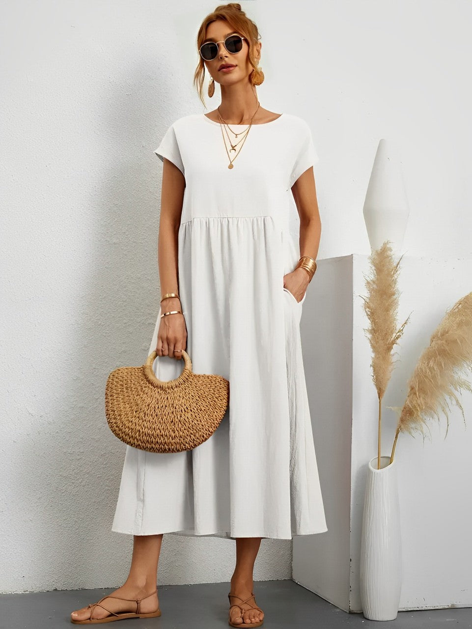 Camille - Breathable Summer Dress with Comfortable Fit for Warm Weather