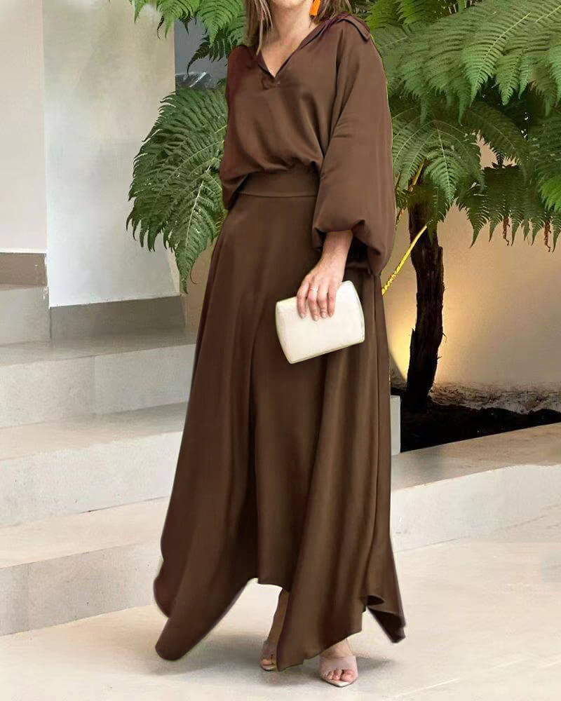 Elegant Comfortable Midi Dress - Breathable and Timeless Style