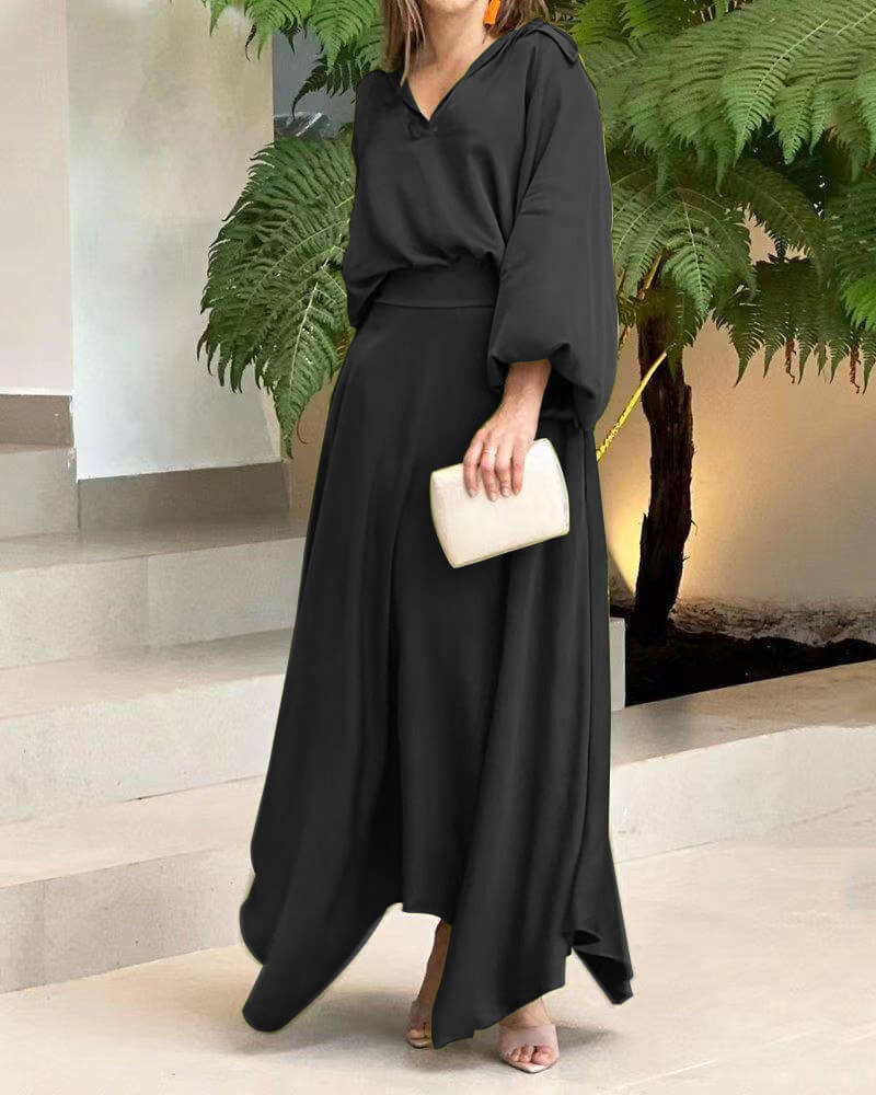 Elegant Comfortable Midi Dress - Breathable and Timeless Style