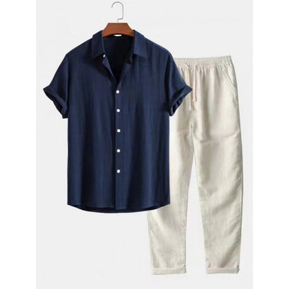 Breathable Men's - Button-Up Set - Lightweight - All-Season