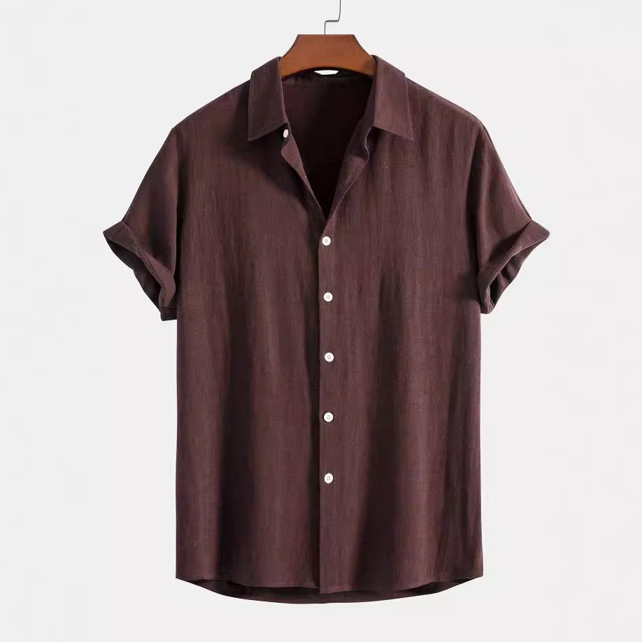 Breathable Men's - Button-Up Set - Lightweight - All-Season
