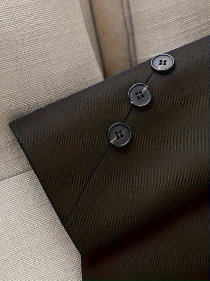 Classic tailored single-button blazer for women