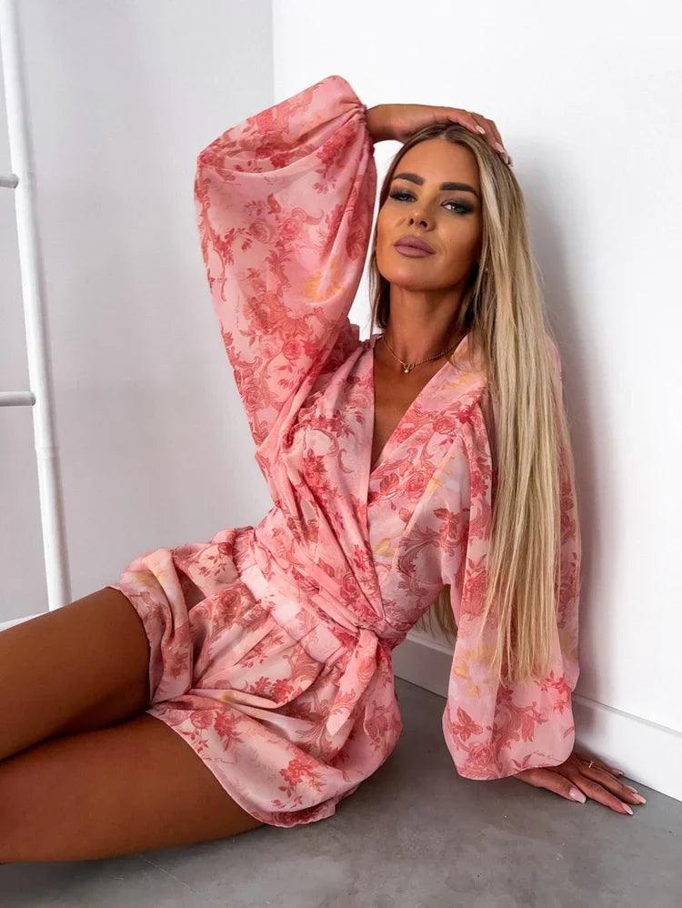 Boho Lace Playsuit - Summer Beach Romper for Women